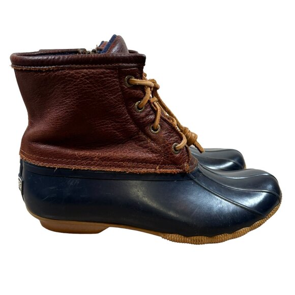 Sperry Top Sider Brown Leather Duck Boots - Picture 7 of 9